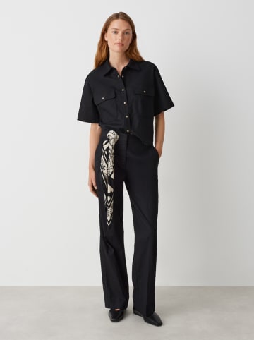 OPUS Marlenehose in Schwarz