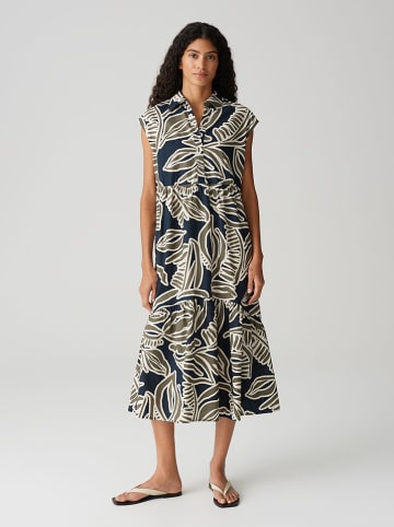 OPUS Kleid in Grau/ Schwarz