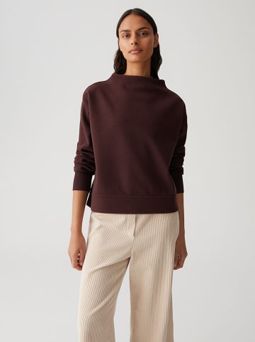 OPUS Sweatshirt donkerbruin