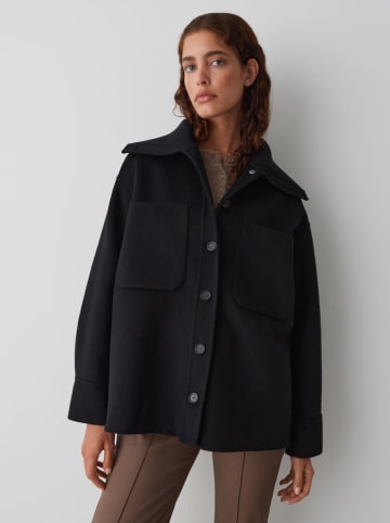 OPUS Hemdjacke "Josia" in Schwarz