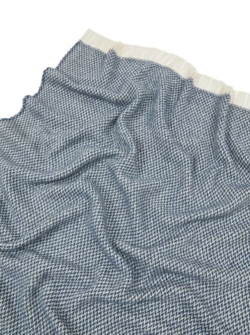 Lanerossi Wollen deken blauw - (L)200 x (B)130 cm