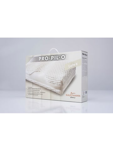 Sanders-Kauffmann Latex-Nackenstützkissen "Pro-Pil-O" in Weiß - (L)36 x (B)56 x (H)12 cm