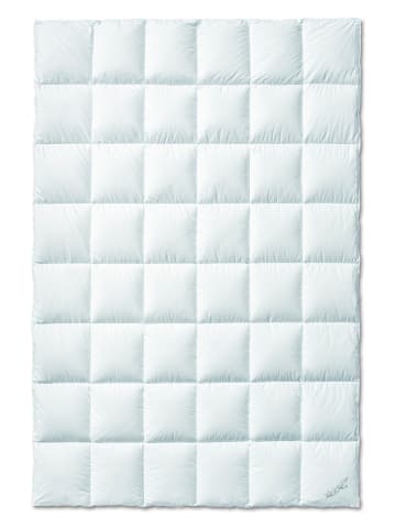 Sanders-Kauffmann Ganzjahres-Daunendecke ''Labrador'' in Hellblau - (L)200 x (B)155 cm