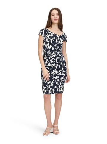Vera Mont Jurk crème/donkerblauw