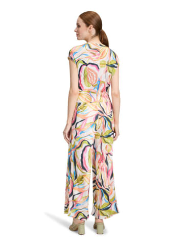 Vera Mont Jumpsuit in Creme/ Orange
