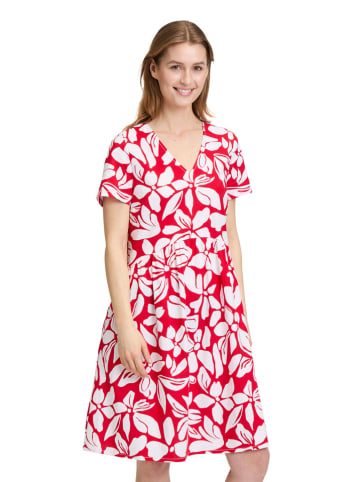 Vera Mont Kleid in Rot/ Weiß