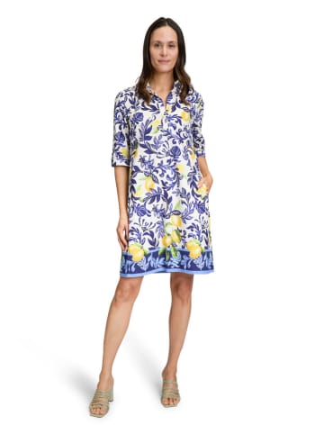 Vera Mont Jurk crème/blauw