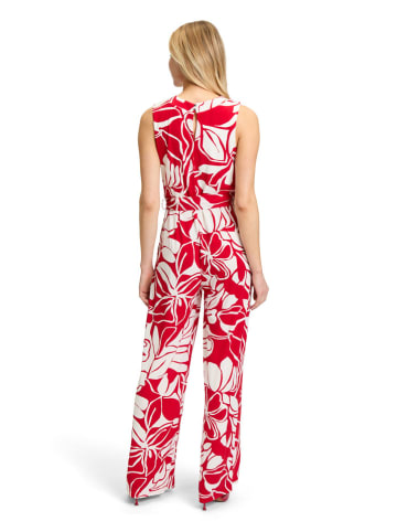 Vera Mont Jumpsuit rood/crème