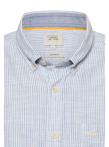 Camel Active Hemd - Regular fit - in Graublau