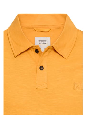 Camel Active Koszulka polo w kolorze żółtym