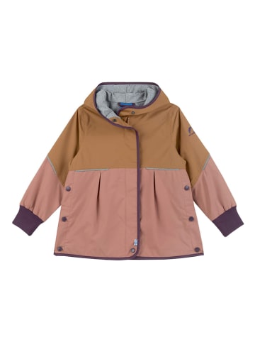 finkid Regenjacke "Kaunis Move" in Rosa/ Hellbraun