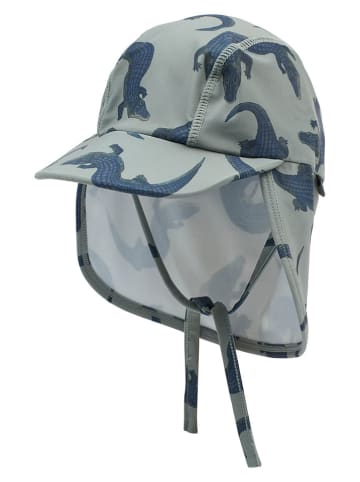 mikk-line Pet met nekbescherming grijs/donkerblauw