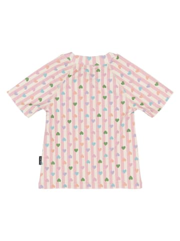 mikk-line Badeshirt in Beige/ Rosa