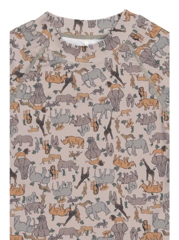 mikk-line Badeshirt in Rosa/ Grau