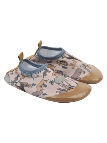 mikk-line Badeschuhe in Rosa/ Camel