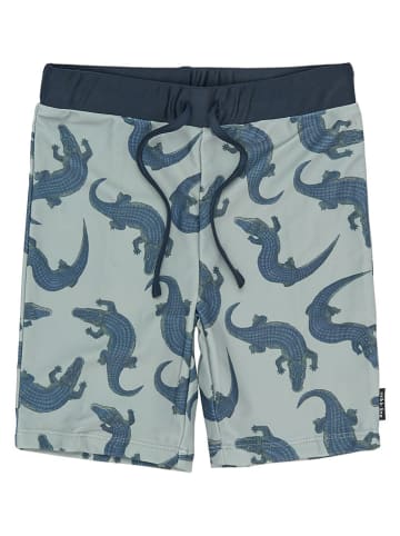 mikk-line Badeshorts in Türkis/ Dunkelblau