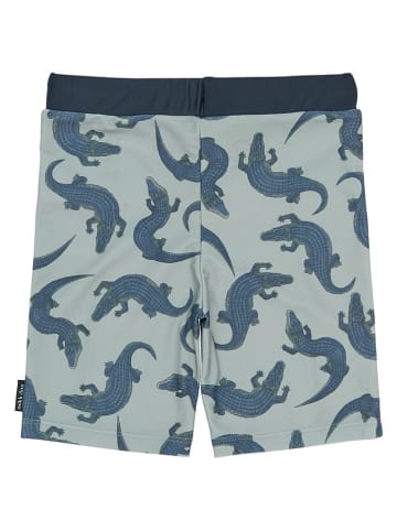 mikk-line Badeshorts in Türkis/ Dunkelblau
