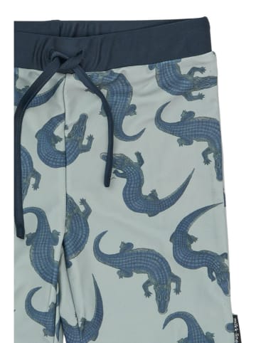 mikk-line Badeshorts in Türkis/ Dunkelblau