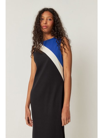 SKFK Kleid "Alba" in Schwarz/ Blau