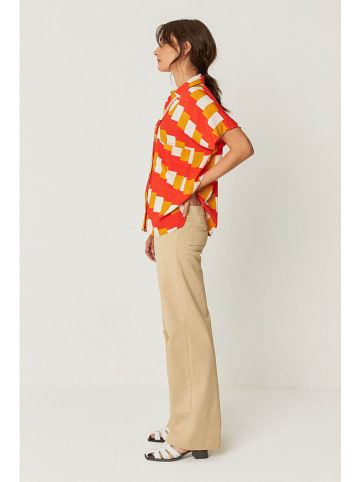 SKFK Blouse "Uma" rood/oranje/wit