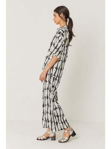 SKFK Blouse "Eukene" crème/antraciet