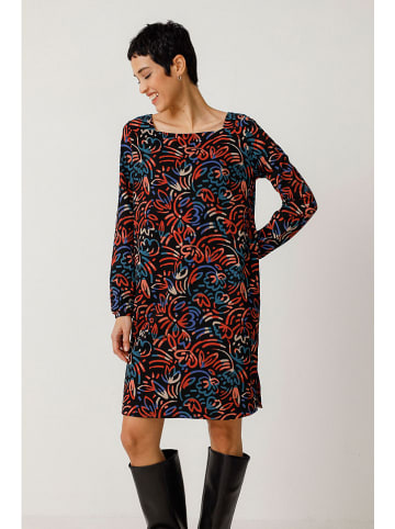 SKFK Jurk "Rakel" zwart/rood/blauw