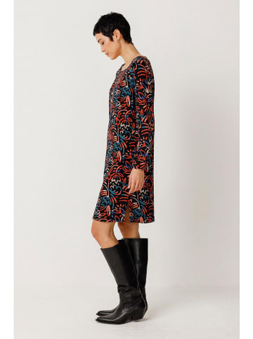 SKFK Jurk "Rakel" zwart/rood/blauw