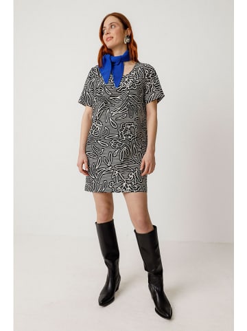 SKFK Kleid in Schwarz/ Weiß