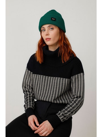 SKFK Czapka beanie "Zala" w kolorze zielonym