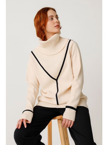 SKFK Rollkragenpullover "Onintze" in Beige