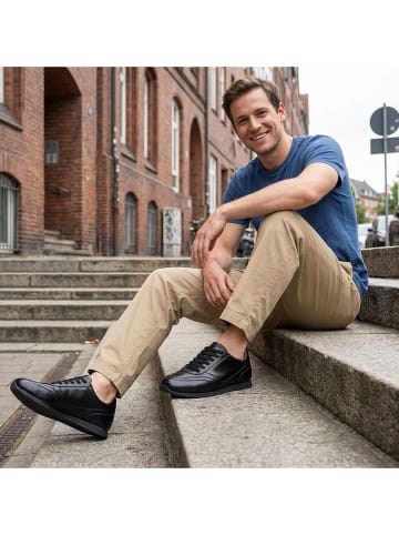 PAUL VESTERBRO Leren sneakers zwart