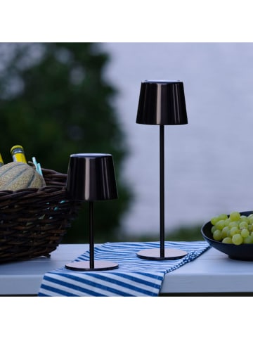Brilliant Lampa stołowa LED "Xaana" w kolorze czarnym - KEE F (A do G)