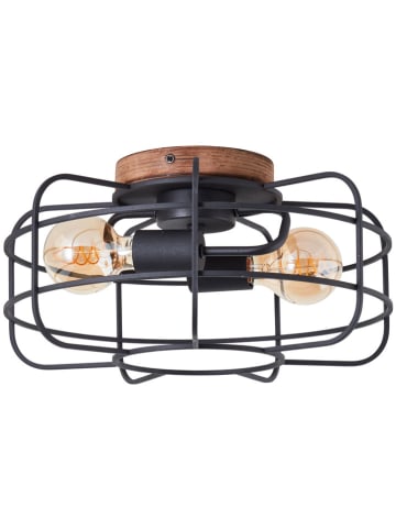 Brilliant Lampa sufitowa "Gwen" w kolorze czarnym - wys. 20 x Ø 40 cm
