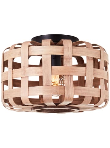 Brilliant Plafonnière "Woodline" naturel - (H)24,5 x Ø 36 cm