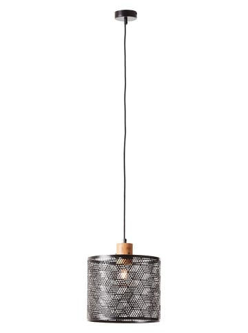 Brilliant Hängeleuchte "Santy" in Schwarz - (H)120 x Ø 39 cm