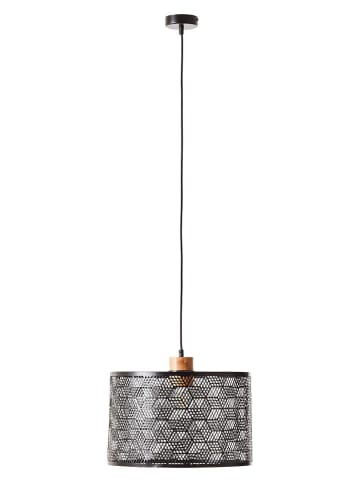 Brilliant Hängeleuchte "Santy" in Schwarz - (H)120 x Ø 39 cm