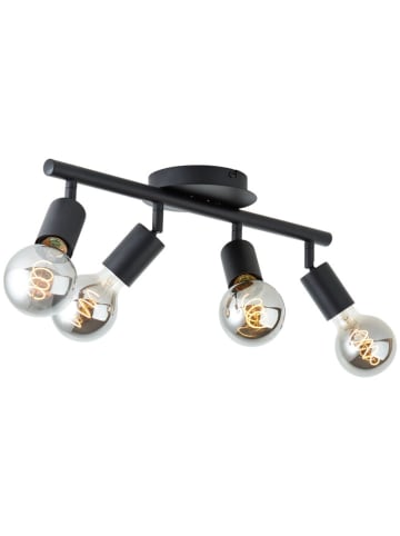 Brilliant Lampa sufitowa "Tiffany" w kolorze czarnym - 49 x 12,4 x 14 cm