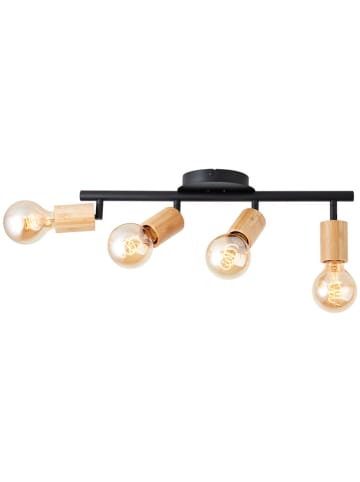 Brilliant Lampa sufitowa "Tiffany" w kolorze beżowo-czarnym - 49 x 12,5 x 14 cm