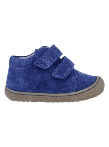 Richter Shoes Skórzane buty "Maxi" w kolorze niebieskim do nauki chodzenia
