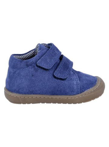 Richter Shoes Skórzane buty "Maxi" w kolorze niebieskim do nauki chodzenia