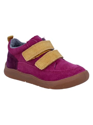 Richter Shoes Leder-Barfußschuhe "Samy" in Pink/ Beige