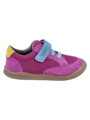 Richter Shoes Skórzane buty barefoot "Samy" w kolorze fioletowym