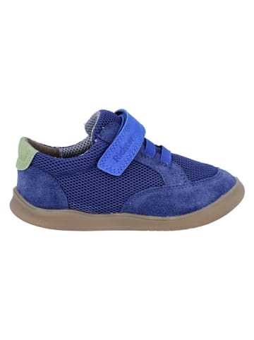 Richter Shoes Skórzane buty barefoot "Samy" w kolorze niebieskim