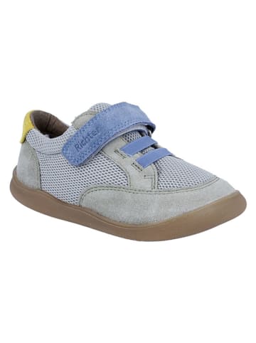 Richter Shoes Leder-Barfußschuhe "Samy" in Grau