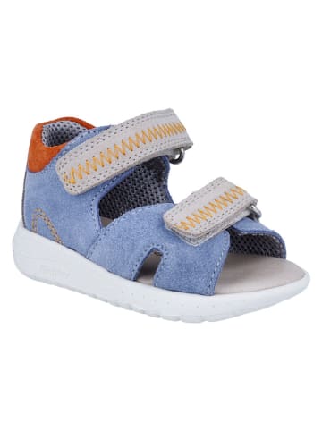 Richter Shoes Skórzane sandały "Alvar" w kolorze błękitnym