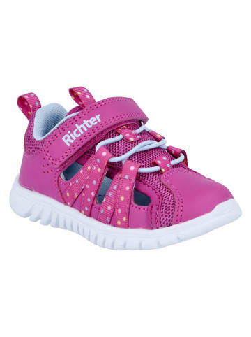 Richter Shoes Półsandały "Wallaby" w kolorze różowym