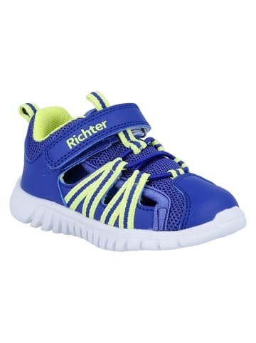 Richter Shoes Półsandały "Wallaby" w kolorze niebieskim