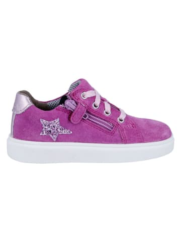 Richter Shoes Leder-Sneakers "Flora" in Lila