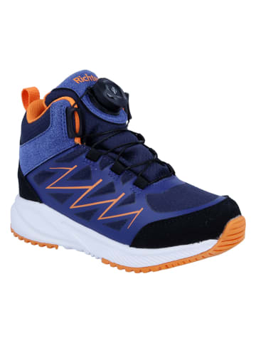 Richter Shoes Botki trekkingowe "Buddy" w kolorze niebieskim