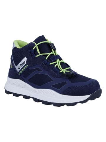 Richter Shoes Botki trekkingowe "Venture" w kolorze granatowym